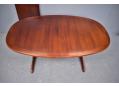 Indian rosewood dining table with 1 leaf extension