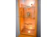 Omann Junior teak display cabinet with internal lighting - view 9