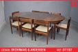 Vintage rosewood dining table produced by Skovmand & Andersen - view 1