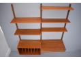 2 bay CADO shelving system in Vintage teak 