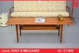 Model FD516 Solid teak coffee table with cane shelf | Hvidt & Molgaard - view 1
