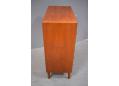 Teak chest of 6 drawers with lipped handles for sale