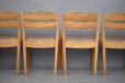 Poul Volther set of 6 Vintage light oak dining chairs - view 8