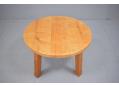 Antique round coffee table in solid oak from Otto Ostbjerg - view 2