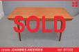 Vintage teak dining table with 2 pull out leaves | Johannes Andersen design - view 1
