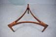 Vintage rosewood coffee table with circular glass top | Svend Ellekaer - view 5