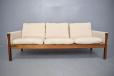 3 Seater rosewood AP62 sofa in cream upholstery - AP Stolen prodiction