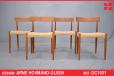 Arne Hovmand Olsen dining chairs model MK 200  - view 1