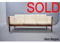 Hans Wegner 3 seat sofa in rosewood | AP63