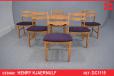 Rustic cottage style dining chairs with new upholstery - Henry Kjaernulf - view 1