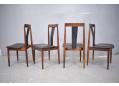 Frem Rojle produced rosewood dining chairs designed by Hans Olsen