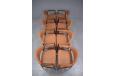 Kurt Olsen design set of 8 new upholstered armchairs in vintage rosewood - view 4