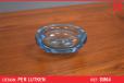 Per Lutken design blue glass tealight holder | Holmegaard - view 1