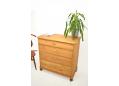 Classic scandinavian pine chest of drawers with all locking drawers.