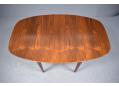 Rosewood drop leaf dining table | Danish design - view 8