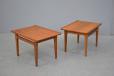 Finn Juhl design solid teak FD535 lamp table produced by France and Daverkosen