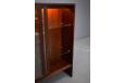 All shelves inside are of glass and fitted with special supports that secure them firmly