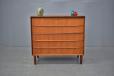 Chest of 5 drawers in vintage teak made by Danish Cabinetmaker