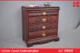 Mahogany 4 drawer antique chest | Biedermeier period - view 1