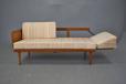 Peter Hvidt and Orla Molgaard design folding sides daybed in original upholstery