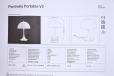 Verner Panton design Panthella 160 V2 portable table lamp | Opaque Black - view 10