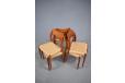 Set of 6 teak framed dining chairs model 71 designed by Niels Moller