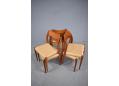 Set of 6 teak framed dining chairs model 71 designed by Niels Moller