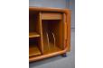 Dyrlund Smith teak media cabinet with tambour doors - view 9