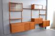 Modular 4 Bay vintage teak shelving system | Prebend Sorensen - view 6
