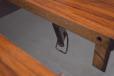 Circular vintage rosewood dining table on pedistal legs | Rosengaarden - view 11
