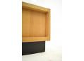 solid oak edges with recessed panels for impact