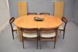 Omann Junior Mobelfabrik production round top oak dining table