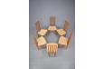 set of 6 Boltinge Stolefabrik production dining chairs for sale