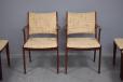 Original upholstered vintage carver armchairs made by ULDUM MOBELFABRIK