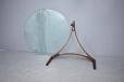 Vintage rosewood coffee table with circular glass top | Svend Ellekaer - view 6