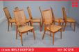 Niels Koefoed 8 vintage LIS teak dining chairs - view 1