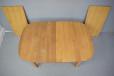 Vintage solid oak dining tbale with 2 extra leaves