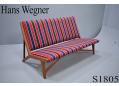 Hans Wegner bench - JH 555 - Teak frame