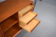 Vintage Danish teak 2 bay shelving system designed in 1960s by Poul Cadovius for sale