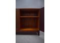 Shelf supports are easy to fit into pre-drilled holes in the side walls.