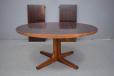 Oval rosewood dining table with pedestal leg | Dyrlund - view 4