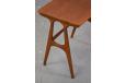Small teak side table with angled legs | Danish Mobelfabrik - view 10