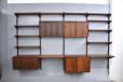 Midcentury Shelving system produced by Danish Mobelfabrik in rosewood
