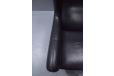 1961 design model 110 armchair in original vintage black leather upholstery design by Illum Wikkelso