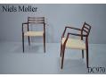 Vintage rosewood armchair model 62 | Niels Moller