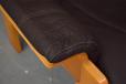 Buffalo leather armchair with beech frame by Skippers Mobelfabrik - view 9
