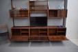 Rosewood system featuring 6 cabinets and shelves