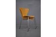 Model FH3107 dining chair designed 1955 by Arne Jacobsen for Fritz Hansen