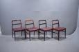 Set of 4 vintage RIO-ROSEWOOD dining chairs model 430