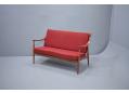 2 seat Danish design sofa made by France & Daverkosen 1953.